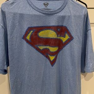 Superman Heather Blue T-Shirt